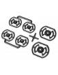TLR Internal Diff Gear Set, Composite: 22X-4
