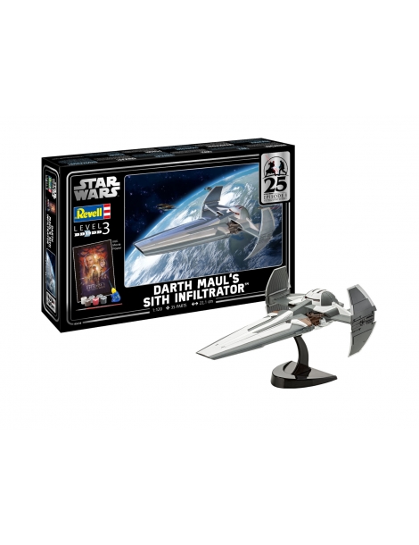 Revell SW EP1 Darth Maul's Sith Infiltrator (1:120) (dovanų rinkinys)