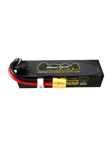 Gens ace G-Tech 8000mAh 11.1V 100C 3S1P Lipo Baterija EC5 Bashing