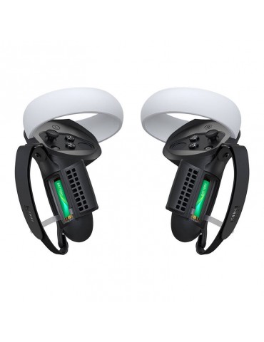 Controller Grip with Battery Door Kiwi Design Q1 PRO-2.2 for Meta Quest 2 Black