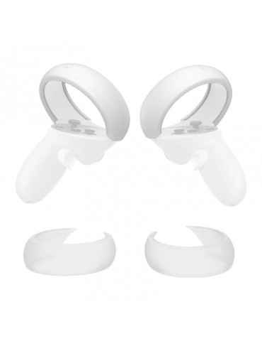 Controller Protective Cover Kiwi Design Q26-2.1 for Meta Quest 2 White