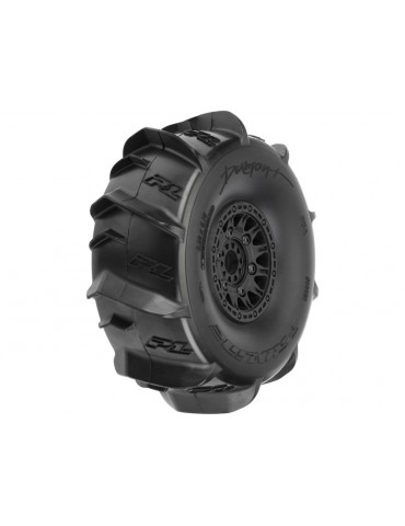 Pro-Line 1/7 Dumont Sand/Snow F/R Tires MTD 17mm Black Raid (2): Mojave/UDR