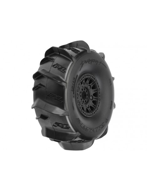 Pro-Line 1/7 Dumont Sand/Snow F/R Tires MTD 17mm Black Raid (2): Mojave/UDR
