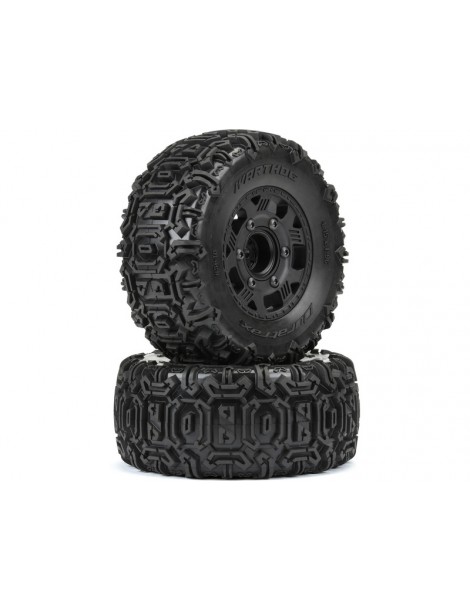 Duratrax 1/10 Warthog F/R 2.2"/3.0" SC Tires MTD 12 & 14mm Black Ripper (2)