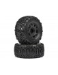 Duratrax 1/10 Warthog F/R 2.2"/3.0" SC Tires MTD 12 & 14mm Black Ripper (2)