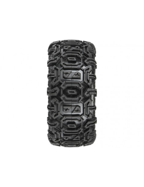 Duratrax 1/10 Warthog F/R 2.2"/3.0" SC Tires MTD 12 & 14mm Black Ripper (2)