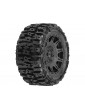 Pro-Line 1/6 Trencher F/R 5.7 Tires Mounted 24mm Black Raid 8x48 Hex (2)