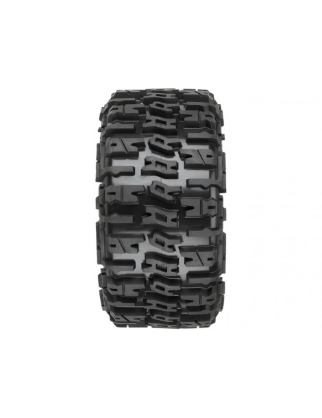 Pro-Line 1/6 Trencher F/R 5.7 Tires Mounted 24mm Black Raid 8x48 Hex (2)