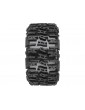 Pro-Line 1/6 Trencher F/R 5.7 Tires Mounted 24mm Black Raid 8x48 Hex (2)