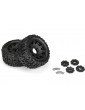 Pro-Line 1/6 Trencher F/R 5.7 Tires Mounted 24mm Black Raid 8x48 Hex (2)