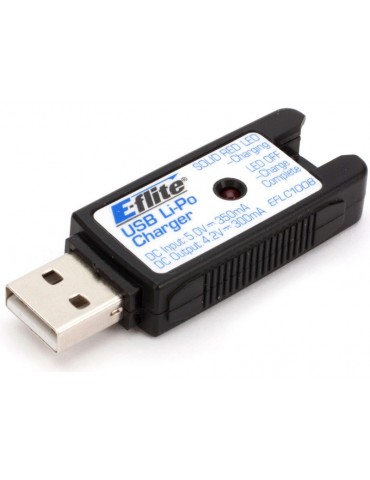 E-flite 1S USB Li-Po įkroviklis, 300mA