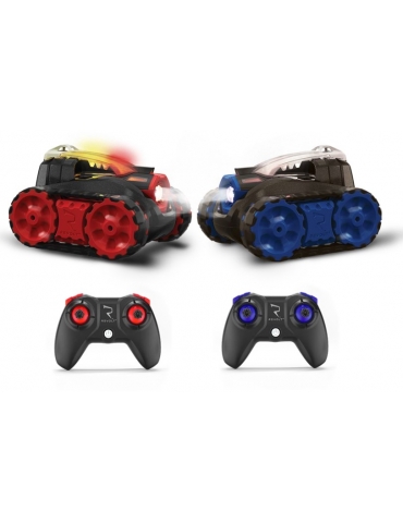 RC Revolt BATTLE nuotolinio valdymo kovinis modelių rinkinys su šviesomis ir garsais, 2 vnt.