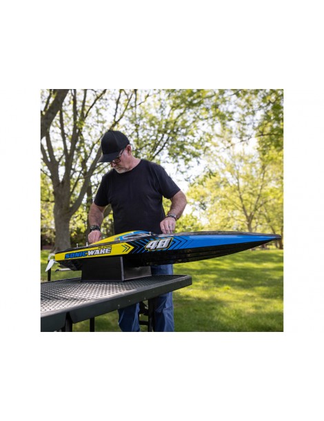 Pro Boat Super Sonicwake 48 colių RC laivas su LED žibintais ir 8S sistema