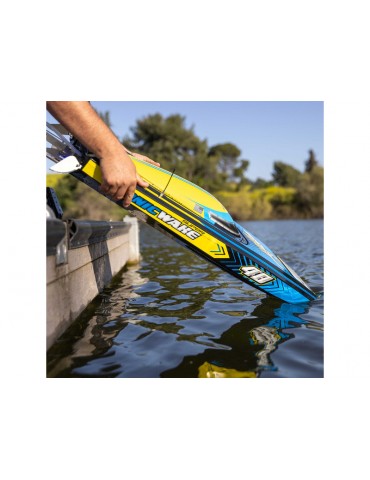 Pro Boat Super Sonicwake 48 colių RC laivas su LED žibintais ir 8S sistema