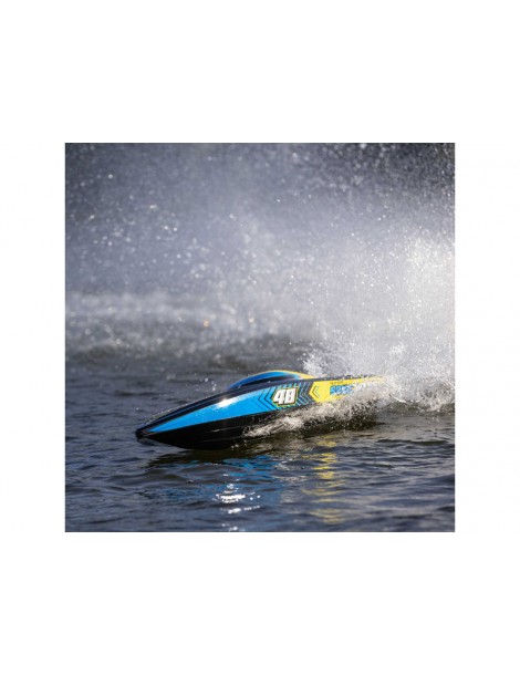 Pro Boat Super Sonicwake 48 colių RC laivas su LED žibintais ir 8S sistema