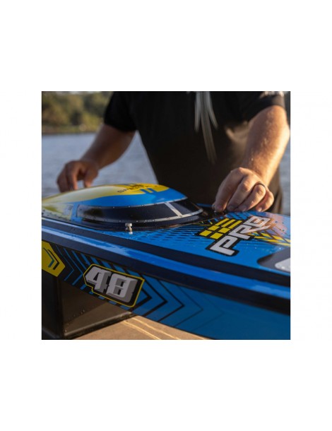 Pro Boat Super Sonicwake 48 colių RC laivas su LED žibintais ir 8S sistema