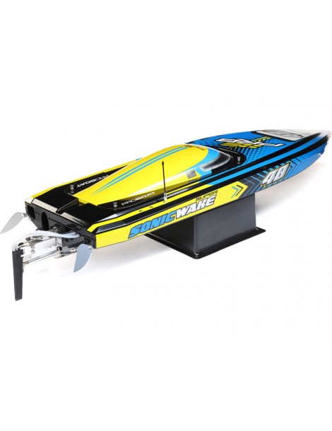 Pro Boat Super Sonicwake 48 colių RC laivas su LED žibintais ir 8S sistema