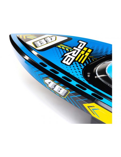 Pro Boat Super Sonicwake 48 colių RC laivas su LED žibintais ir 8S sistema
