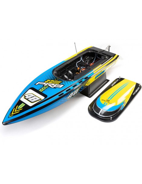 Pro Boat Super Sonicwake 48 colių RC laivas su LED žibintais ir 8S sistema
