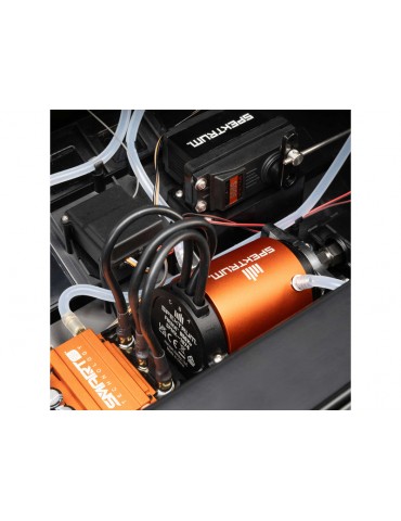 Pro Boat Super Sonicwake 48 colių RC laivas su LED žibintais ir 8S sistema