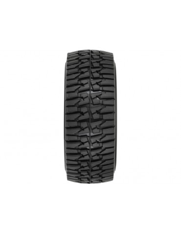 Pro-Line Wheels 2.4/3.3", Mirage TT Belted Tires, Raid Black Wheels (2)