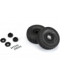 Pro-Line Wheels 2.4/3.3", Mirage TT Belted Tires, Raid Black Wheels (2)