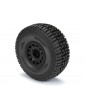 Pro-Line Wheels 2.4/3.3", Mirage TT Belted Tires, Raid Black Wheels (2)