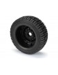 Pro-Line Wheels 2.4/3.3", Mirage TT Belted Tires, Raid Black Wheels (2)