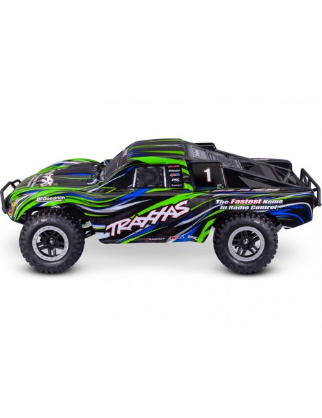 Traxxas Slash 1:10 BL-2s HD RTR Žalia