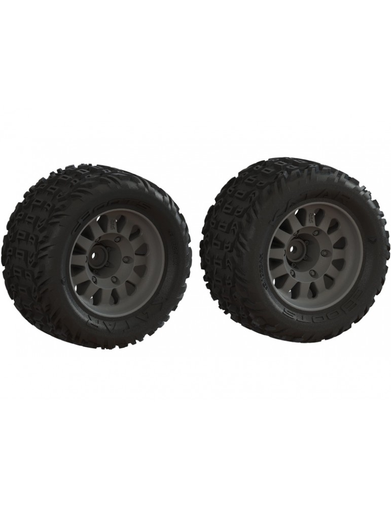 Arrma dBoots Katar Tire Set Glued (2)