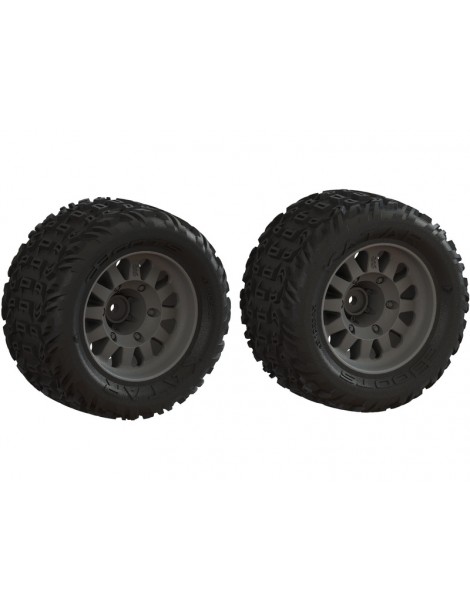 Arrma dBoots Katar Tire Set Glued (2)