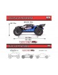 Arrma 1/10 Vorteks Mega 550 Basic blue