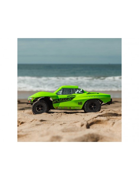 1/10 FURY MEGA 550 2WD Short Course Truck RTR, Žalia