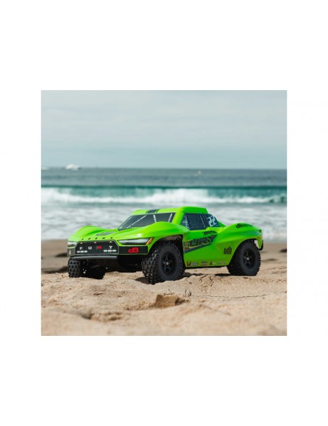 1/10 FURY MEGA 550 2WD Short Course Truck RTR, Žalia