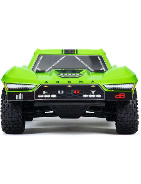 1/10 FURY MEGA 550 2WD Short Course Truck RTR, Žalia