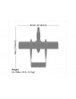 Hangar 9 OV-10 Bronco 20cc ARF, 84 with Landing Gear Set
