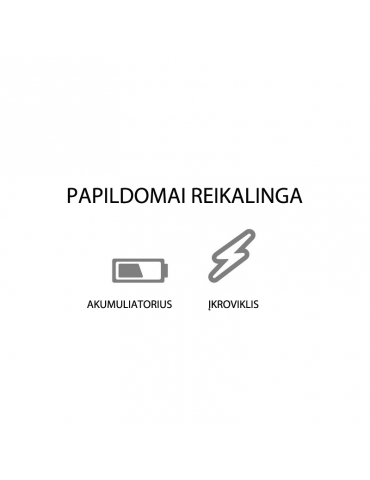 Papildomai reikalinga sukomplektuoti