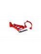 Traxxas Motor mounts (red-anodized aluminum) (for use with 3461)