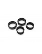 Traxxas Tires, 1.9" Drift (hard) (front) (2)/ rubber inserts (2)