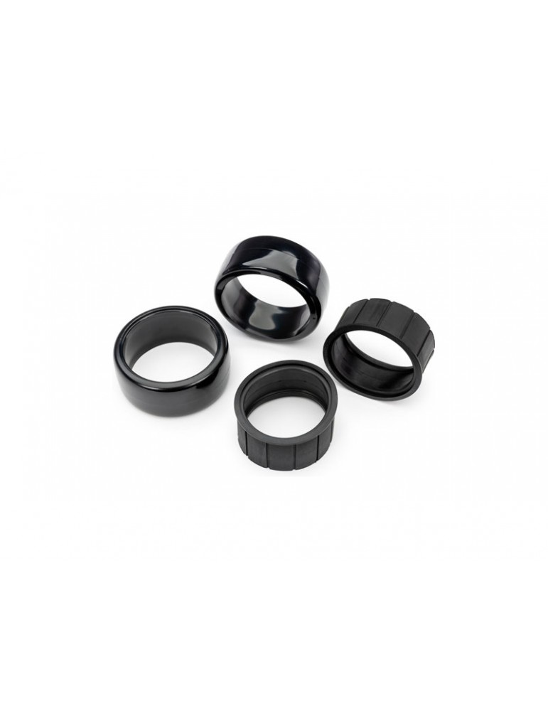 Traxxas Tires 1.9" Drift hard (rear) (2)/ rubber inserts (2)