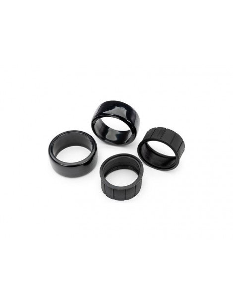 Traxxas Tires 1.9" Drift hard (rear) (2)/ rubber inserts (2)