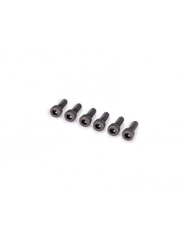 Traxxas Screws, 3x8mm caphead machine (hex drive) (6)