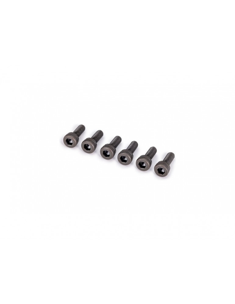 Traxxas Screws, 3x8mm caphead machine (hex drive) (6)