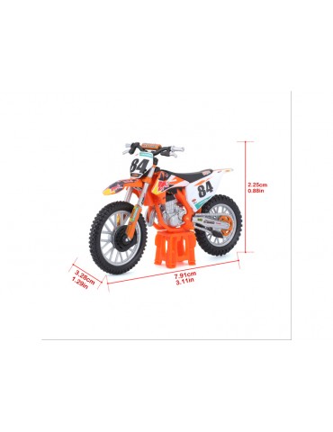 Motociklas Bburago Red Bull KTM 450 SX-F 2018 1:18