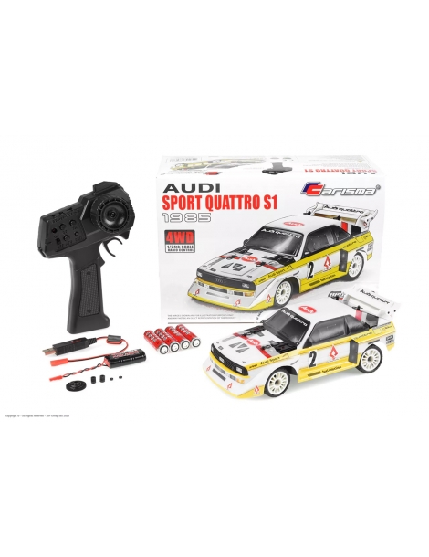 Carisma Racing - GT24 Audi Sport Quattro S1 1985 - 4WD - Brushless - RTR - 1/24