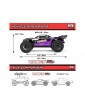 Arrma 1/10 Vorteks Mega 550 RTR orange