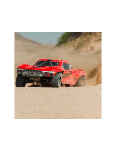 Arrma Fury Mega 550 2WD 1:10 Smart RTR Raudona - RC modelis su baterija ir įkrovikliu