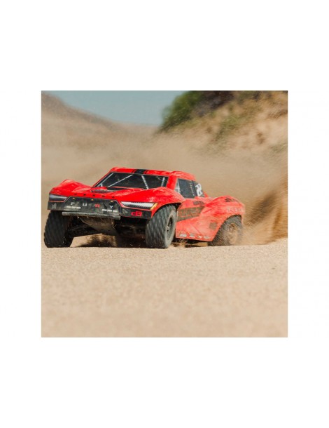 Arrma Fury Mega 550 2WD 1:10 Smart RTR Raudona - RC modelis su baterija ir įkrovikliu