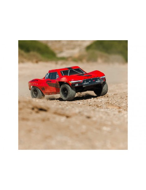 Arrma Fury Mega 550 2WD 1:10 Smart RTR Raudona - RC modelis su baterija ir įkrovikliu