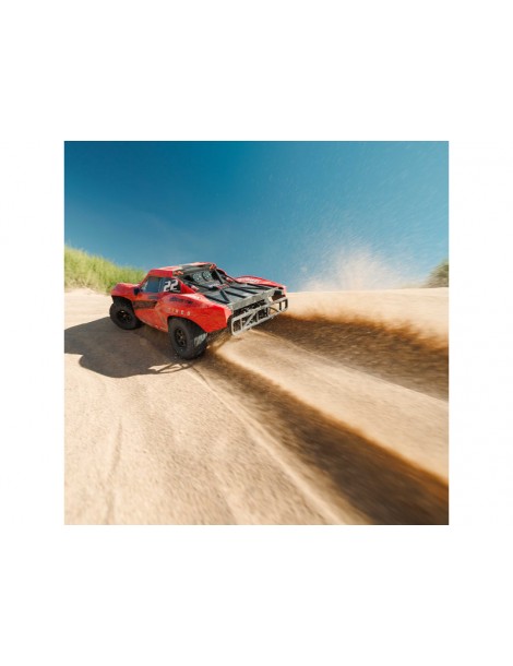 Arrma Fury Mega 550 2WD 1:10 Smart RTR Raudona - RC modelis su baterija ir įkrovikliu